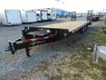 BWise 8 x 24 Deckover Equipment Trailer – 15.4K GVWR Ladder Ramps - Image 6