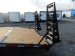 BWise 8 x 24 Deckover Equipment Trailer – 15.4K GVWR Ladder Ramps - Image 7