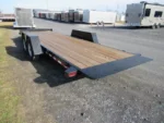 BWise 7x22 Low Profile Split Tilt Equipment Trailer – Gravity Tilt - Image 3