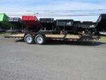 BWise 7x22 Low Profile Split Tilt Equipment Trailer – Gravity Tilt - Image 4