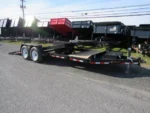 BWise 7x22 low profile split tilt equipment trailer