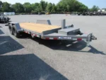 BWise 7x20 low profile hydraulic tilt equipment trailer