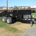 CAM Superline 6x10 Dump Trailer with spreader gate for sale