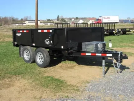 CAM Superline 6x10 Dump Trailer with spreader gate for sale