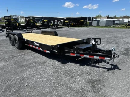 CAM Superline 7x20 low profile equipment trailer