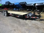 CAM Superline 7x21 low profile split tilt equipment trailer