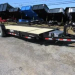 CAM Superline 7x21 low profile split tilt equipment trailer