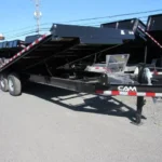 CAM Superline 8 x 24 deckover power tilt equipment trailer