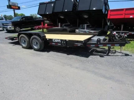 CAM Superline 7x18 powered tilt equipment trailer