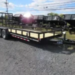 Cam Superline 7 x 20 landscape utility trailer with rear landscape gate