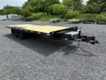 CAM Superline 8 x 20 deckover equipment trailer with slide out ramps