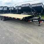 CAM Superline 8x25 deckover equipment trailer with super ramps