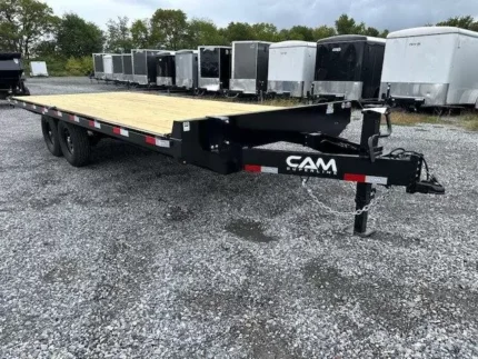CAM Superline 8.5x20 deckover equipment trailer
