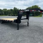 CAM Superline 8x25 gooseneck deckover equipment trailer
