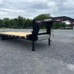 CAM Superline 8x30 gooseneck deckover equipment trailer