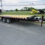 CAM Superline 8x22 deckover power tilt equipment trailer
