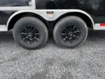 Car Mate 8.5 x 38 Enclosed Gooseneck Trailer Aluminum Wheels - Image 2