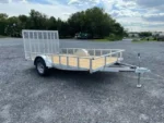 Carry On 7 x 12 Aluminum Landscape Utility Trailer – Rear Gate - Image 2