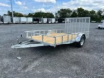Carry On 7 x 12 Aluminum Landscape Utility Trailer – Rear Gate