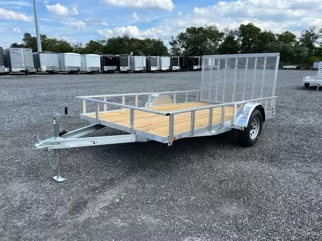 Carry-On-7x12-Aluminum-Utility-Trailer-Wood-Deck-Rear-Ramp-Gate-2-1.webp Carry On 7 x 12 Aluminum Landscape Utility Trailer – Rear Gate - Image 1