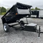 Premier 5x8 low profile dump trailer with spreader gate