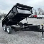 Premier 6x10 Dump Trailer with 7K GVWR and spreader gate