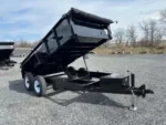 Premier 6x12 low profile dump trailer with ladder ramps