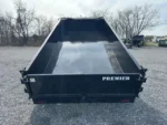 Premier 6x12 Low Profile Dump Trailer with Ladder Ramps - Image 5