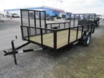 Premier 6 x 14 Landscape Utility Trailer – Mesh Sides & Ramp - Image 2