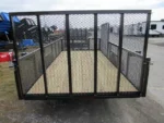 Premier 6 x 14 Landscape Utility Trailer – Mesh Sides & Ramp - Image 5