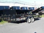 Premier 6.4 x 20 Landscape Utility Trailer – Rear Ramp Gate - Image 4