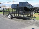 Premier 7 x 14 Landscape Utility Trailer – Mesh Sides & ATV Ramp - Image 4