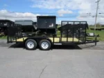 2026 Premier 7x16 Landscape Utility Trailer with Side ATV Gate - Image 6