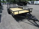 Premier 7 x 16 Landscape Utility Trailer – Rear Ramp Gate - Image 2