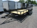 Premier 7 x 16 Landscape Utility Trailer – Rear Ramp Gate - Image 3