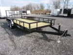 Premier 7 x 18 landscape utility trailer with rear ramp gate