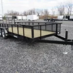 Premier 7 x 20 landscape utility trailer with heavy duty ramp gate