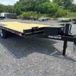 Premier 8.5x20 deckover equipment trailer 14K GVWR