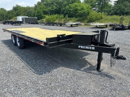 Premier 8.5x20 deckover equipment trailer 14K GVWR