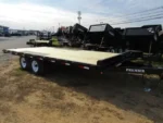 Premier 8.5 x 18 deckover equipment trailer with slide-out ramps