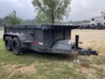 2025 RawMaxx SDX 5x10 hydraulic mini dump trailer with heavy-duty steel construction