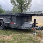 2025 RawMaxx SDX 5x10 hydraulic mini dump trailer with heavy-duty steel construction