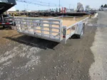 Sport Haven 7×14 Aluminum Utility Trailer Bi-Fold Ramp Gate - Image 3