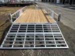 Sport Haven 7×14 Aluminum Utility Trailer Bi-Fold Ramp Gate - Image 4