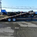 BWise 8x22 deckover power tilt equipment trailer