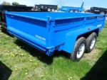 BWise 6x12 Dump Trailer 10K Spreader Gate for Sale - Image 4