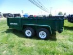 BWise 6x12 Dump Trailer 10K Spreader Gate for Sale - Image 5