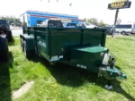 BWise 6x12 Dump Trailer 10K Spreader Gate for Sale - Image 7