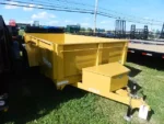 BWise 6x12 Dump Trailer 10K Spreader Gate for Sale - Image 9