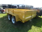 BWise 6x12 Dump Trailer 10K Spreader Gate for Sale - Image 10